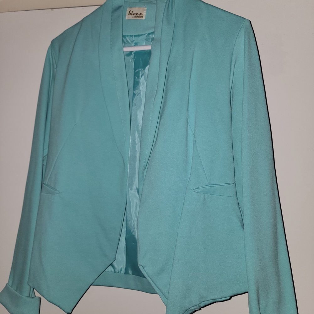 Women's Aqua Blazer